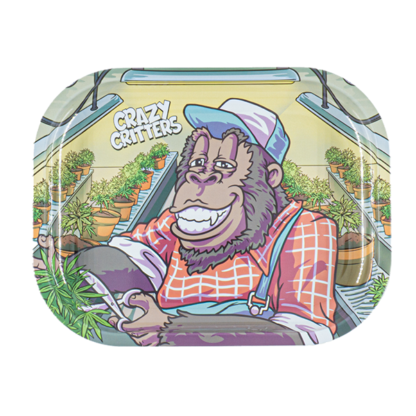 Crazy Critters - Rolling Tray Small - Gorilla