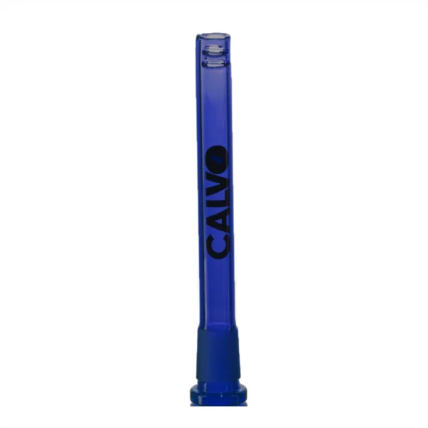 Calvo - Glas Downstem durchscheinend blau 14cm - 14mm
