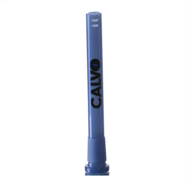 Calvo - Glas-Downstem, massiv blau, 14 cm – 14 mm