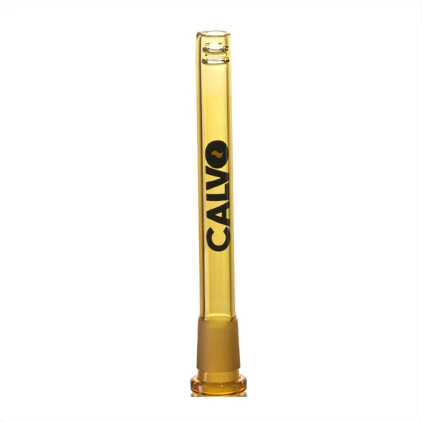 Calvo - Glas Downstem durchscheinend gelb 14cm - 14mm