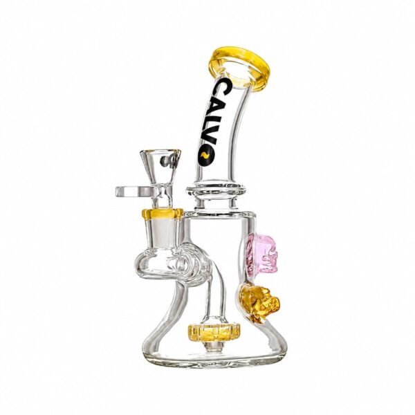 Calvo - Skull Rig Amarelo (A 19 cm / Ø x 14 mm)