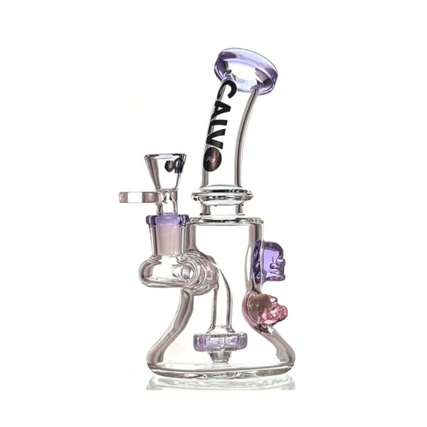 Calvo - Skull Rig Roxo (A 19 cm / Ø x 14 mm)