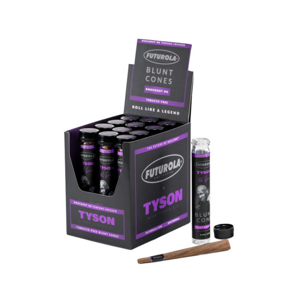 Futurola | Tyson 2.0 Terpene-Infused Blunt Cones - Knockout OG (12 pcs)