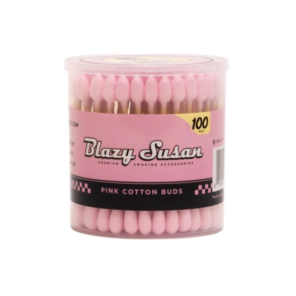 Blazy Susan Cotton Buds - Pink - 100-Pack