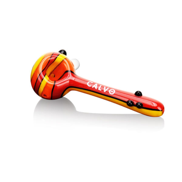 Calvo - Unique Spoon Pipe Red (L 11 cm)