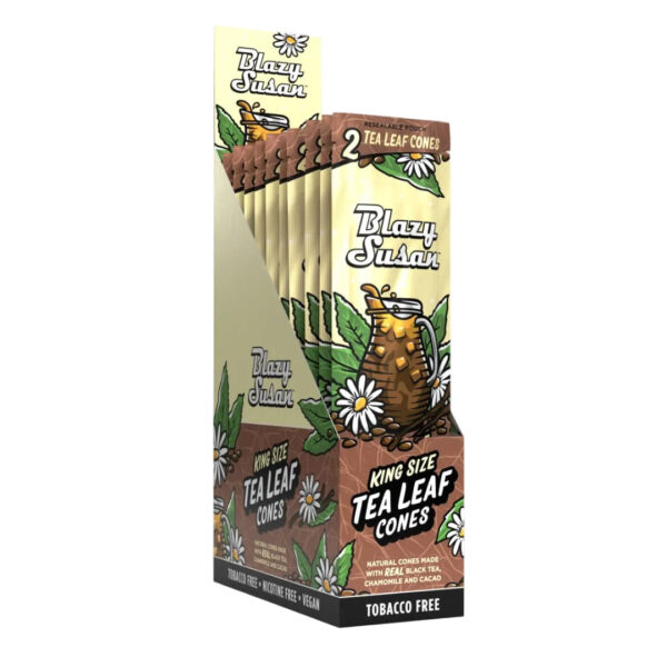 Blazy Susan Infused King Size Cones - Black Tea - 10 x 2-Pack Display